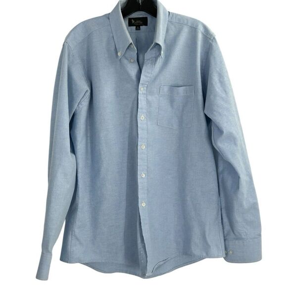 Bert Pulitzer Collector Edition Single Needle Tailoring Light Blue Size 16 34/35 - Picture 1 of 11